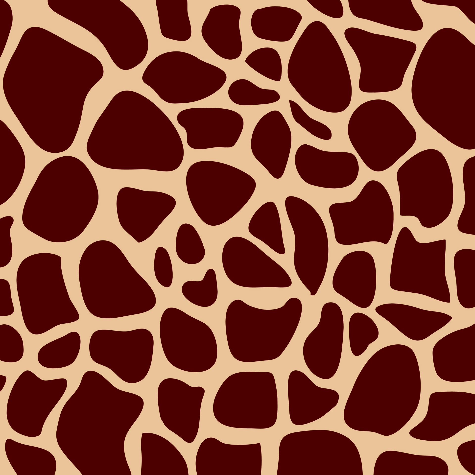 Giraffe huidpatroon afdrukken
