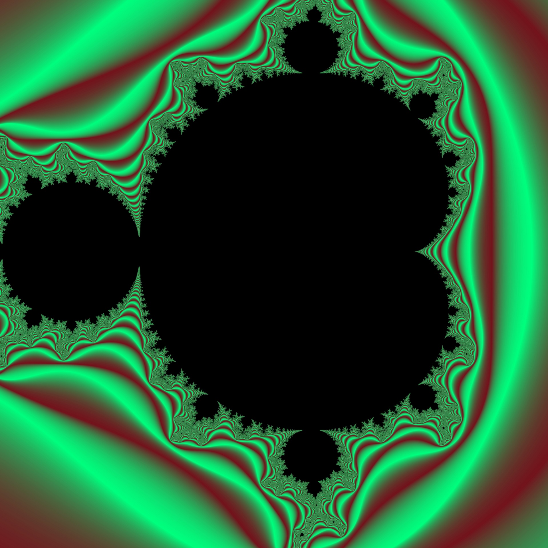 Groene fractal