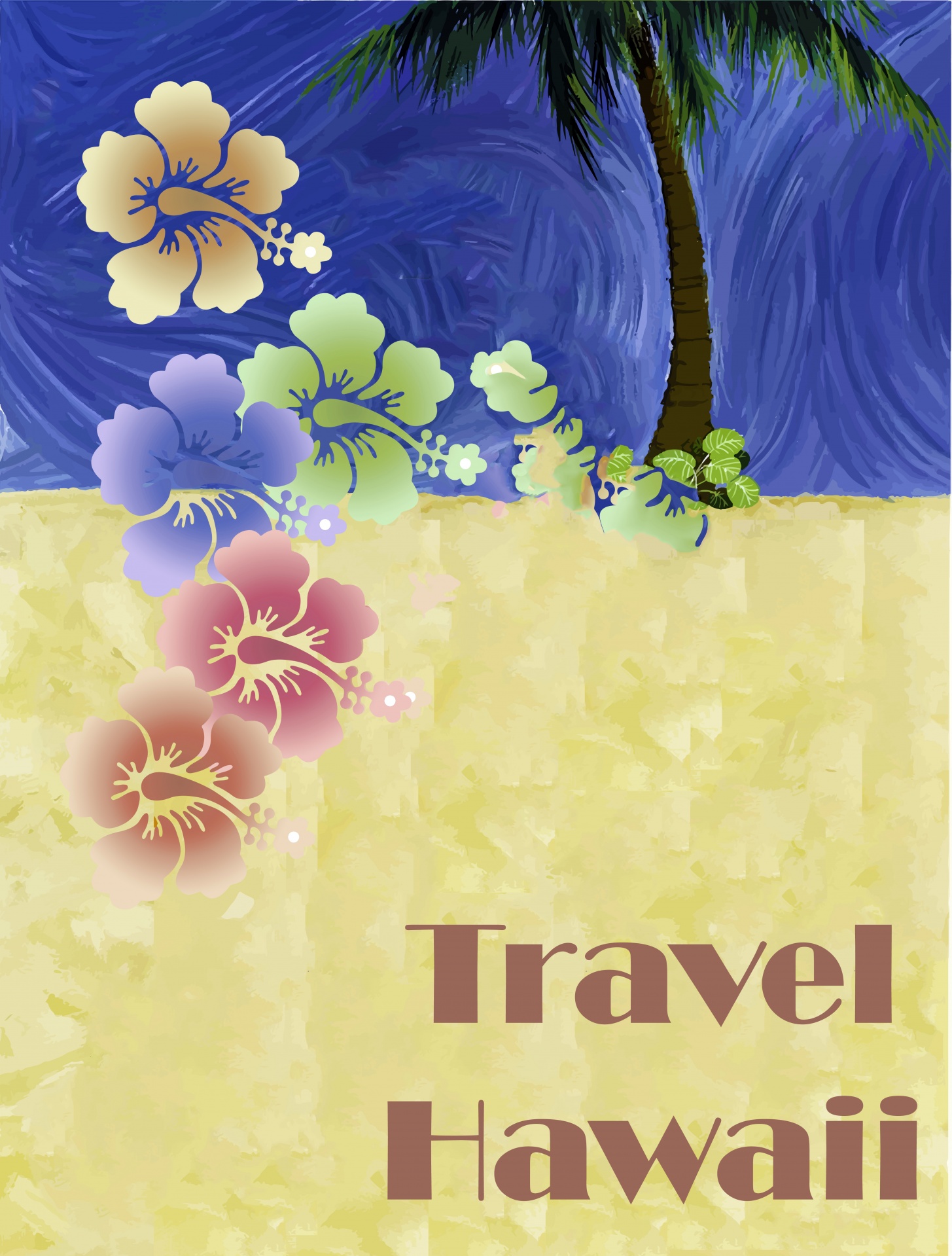 夏威夷旅行海报