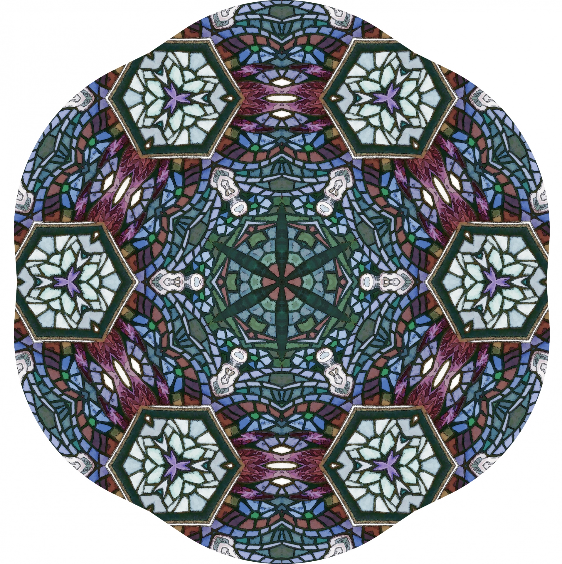 Hexagon Caleidoscoop Ontwerp