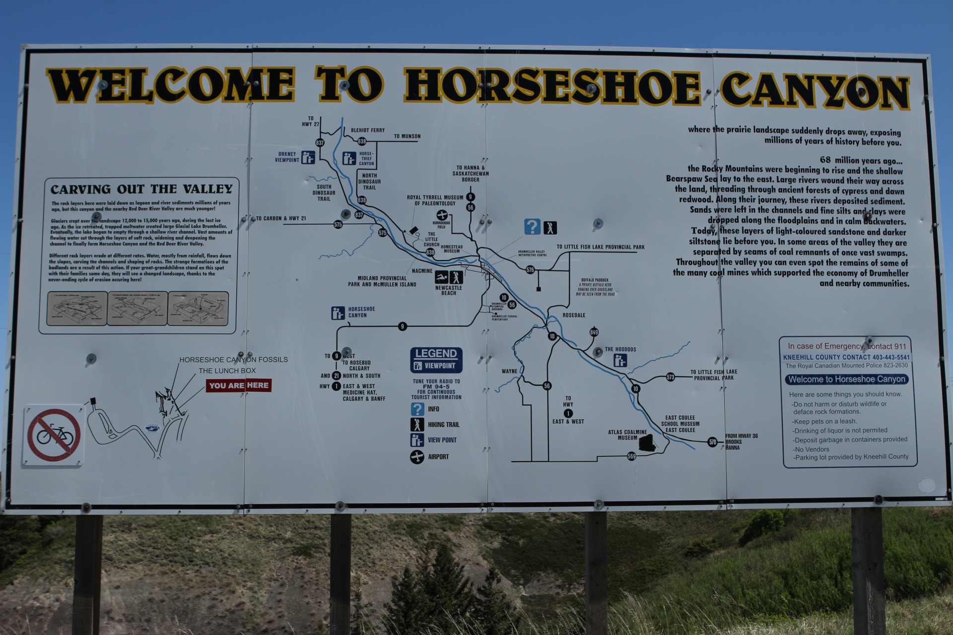 Horseshoe Canyon Sign