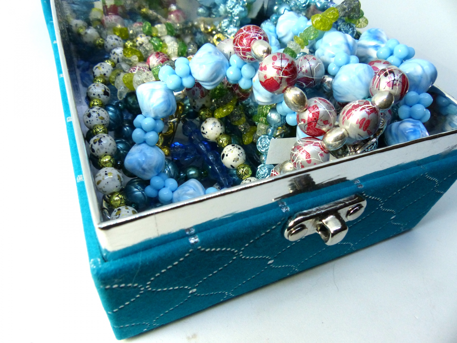 Juwelen in een kist