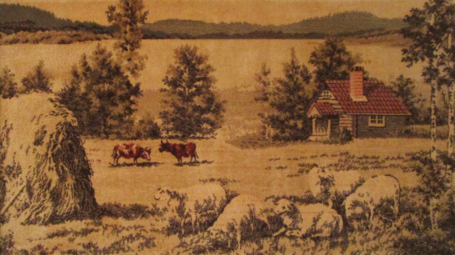 Old Farm Tapestry
