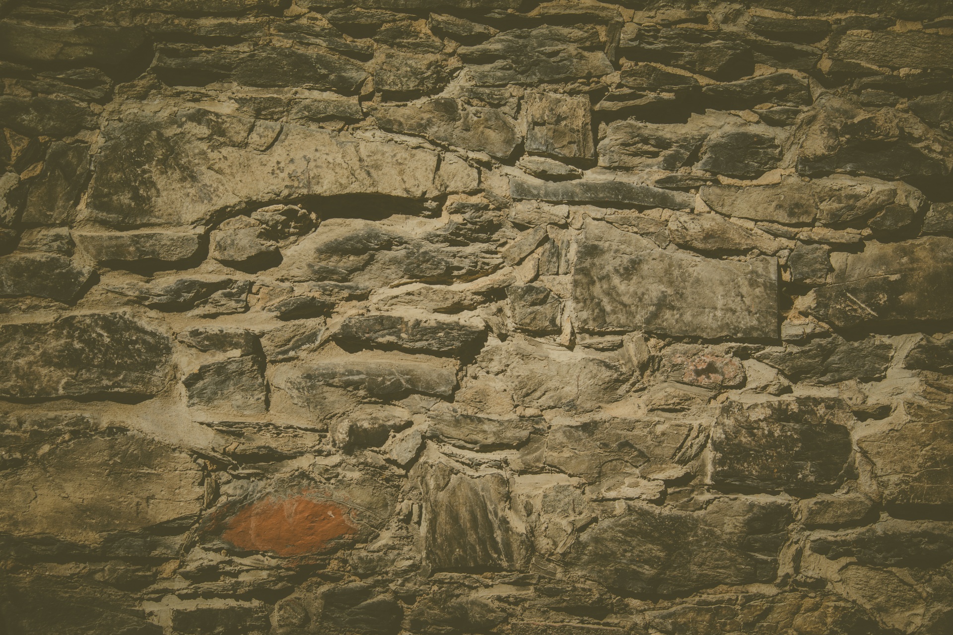 Oude stenen muur