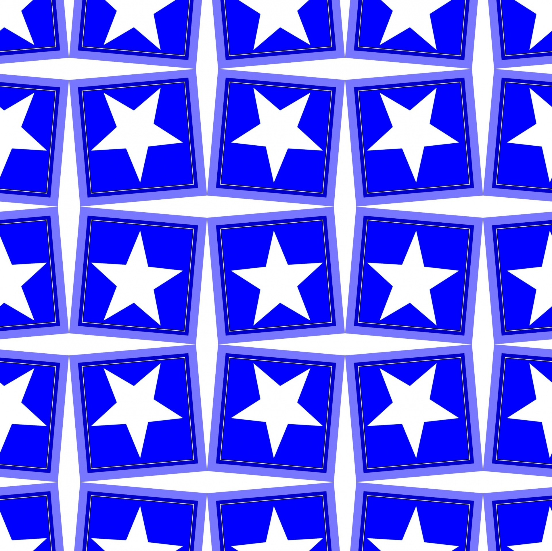 Patroon met vijfpuntige sterren