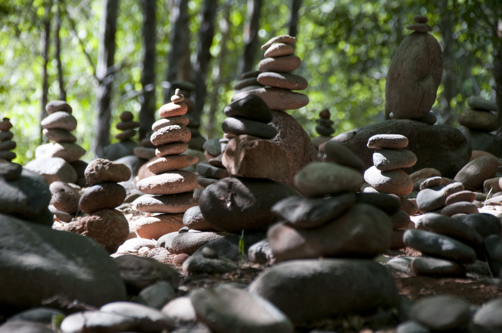 Piles Of Zen Rocks