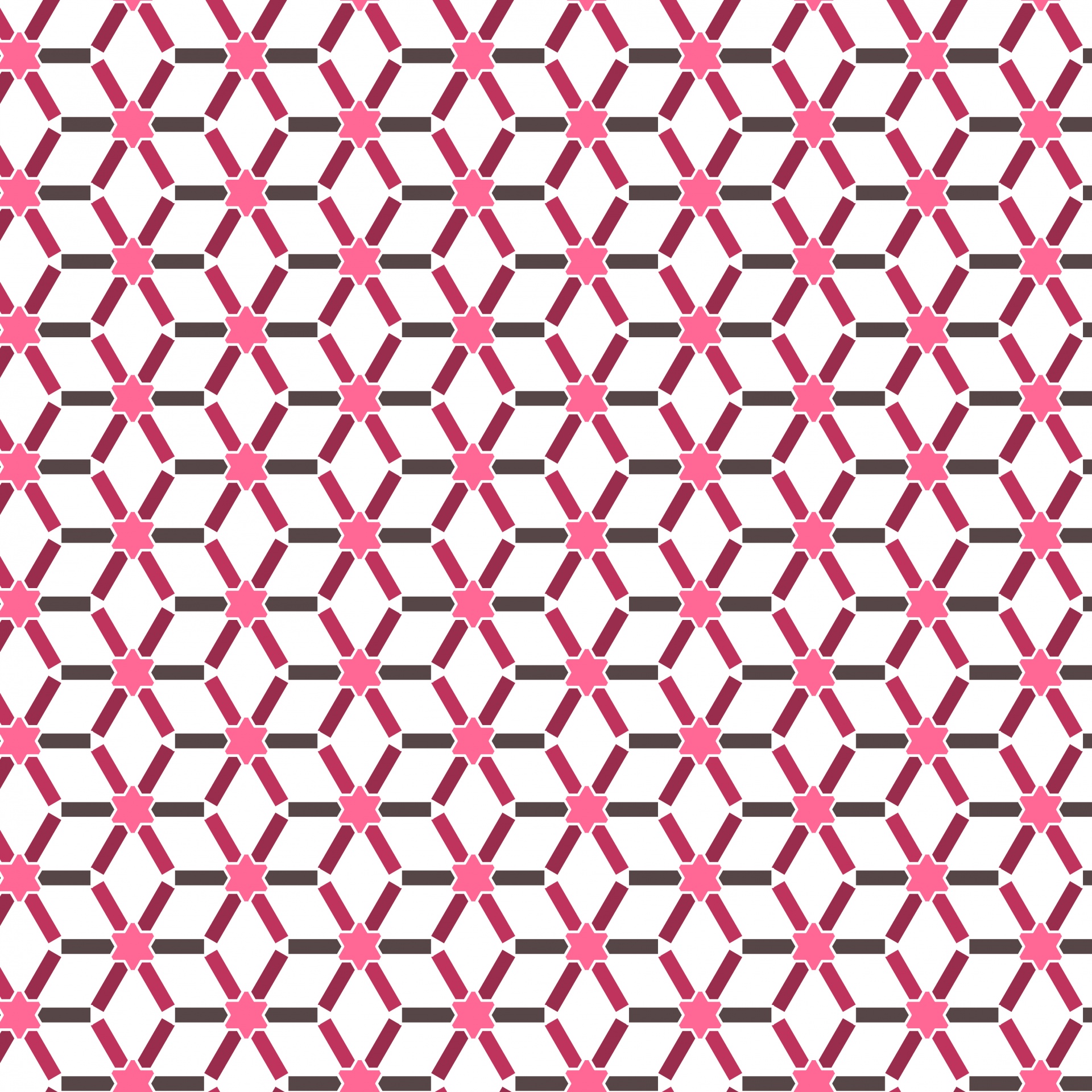 粉色几何重复模式