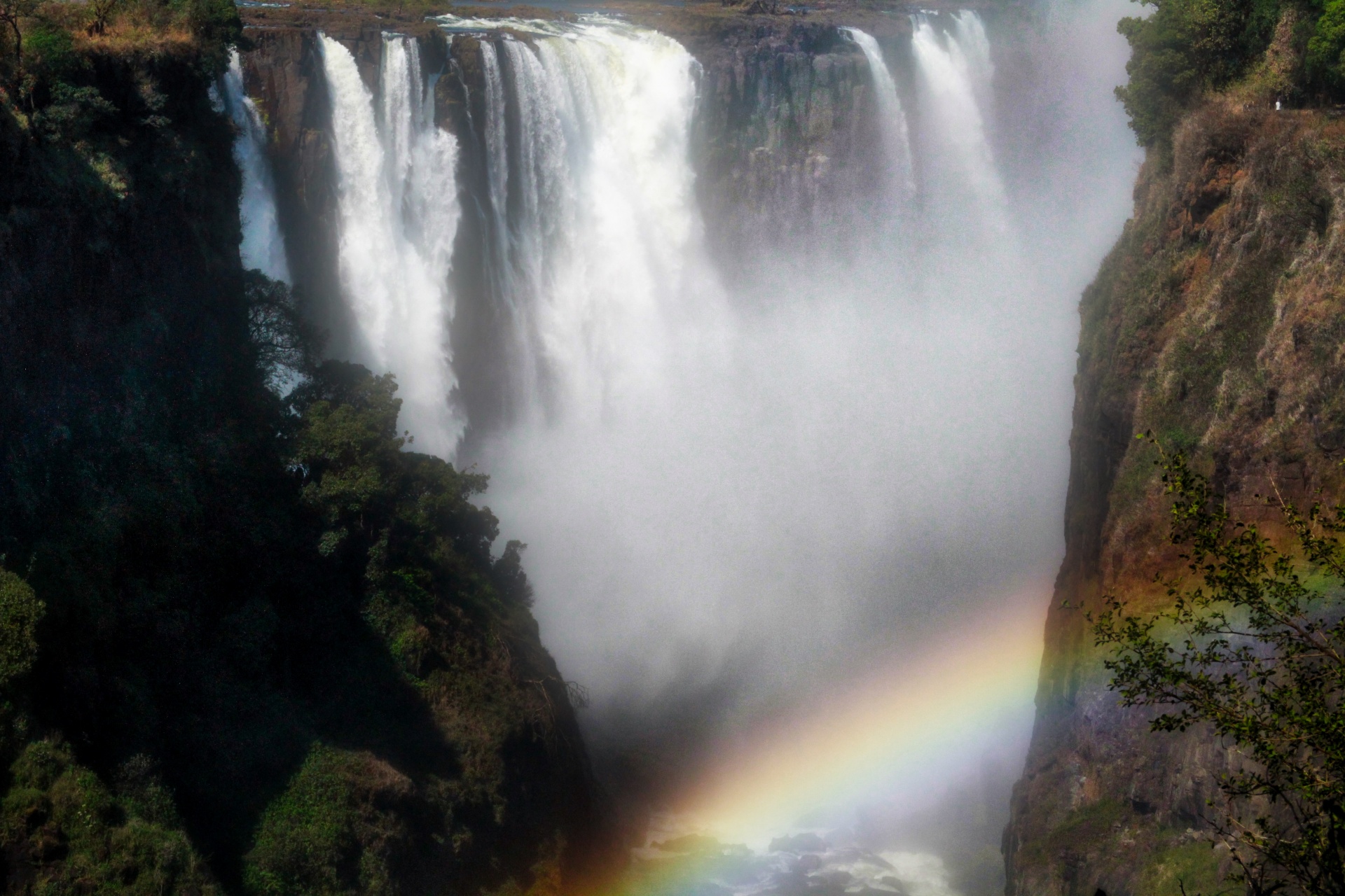 Arco iris en Victoria Falls