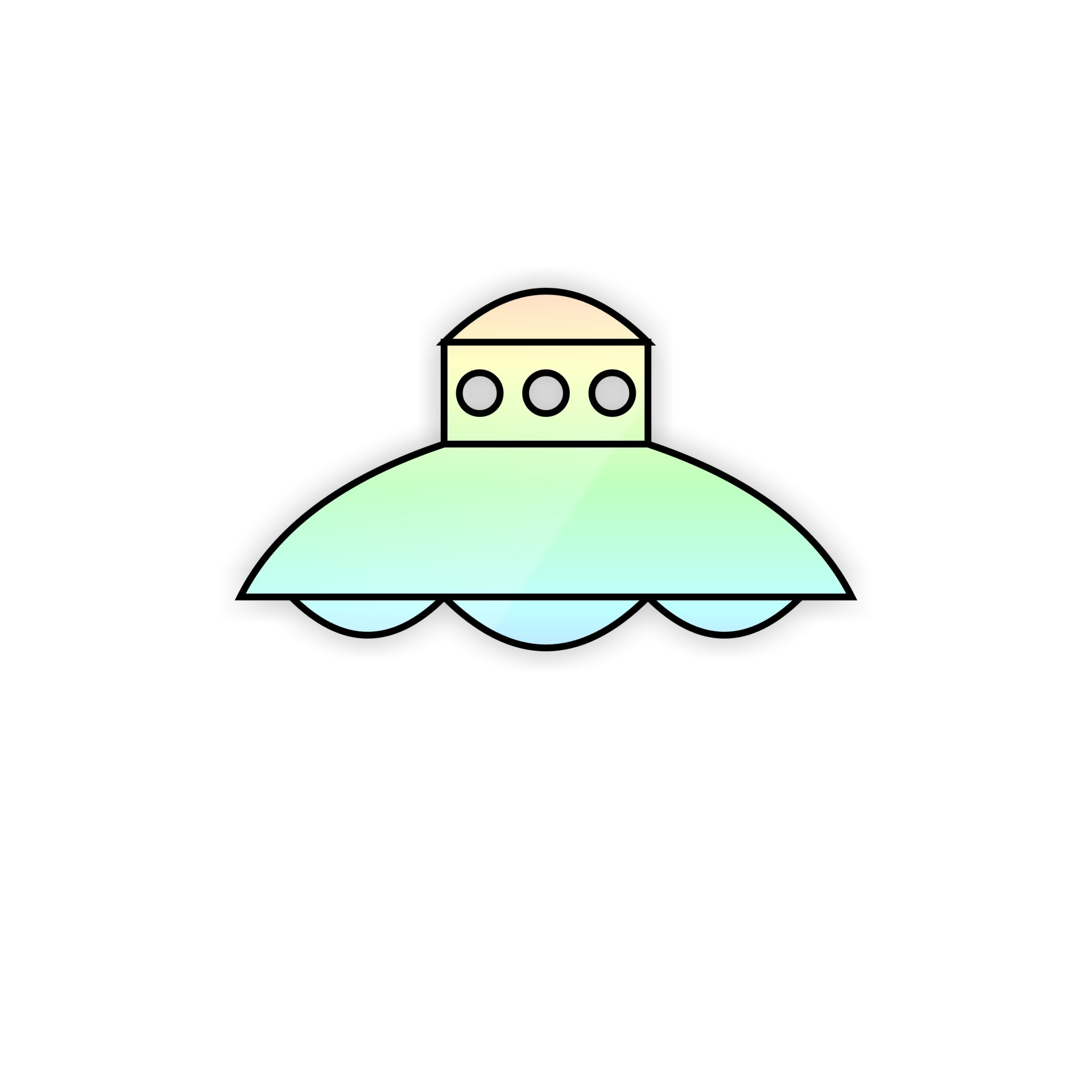 Regenboog ufo