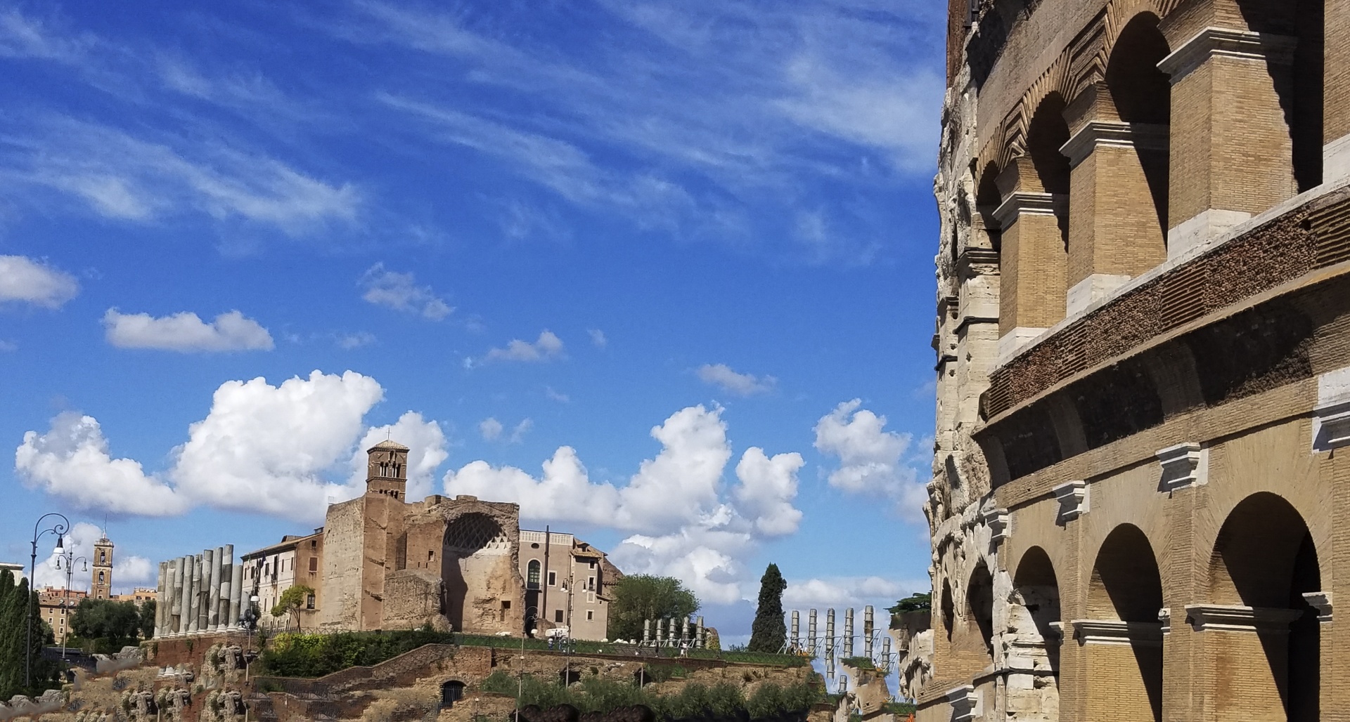 Ruïnes in Rome Italië