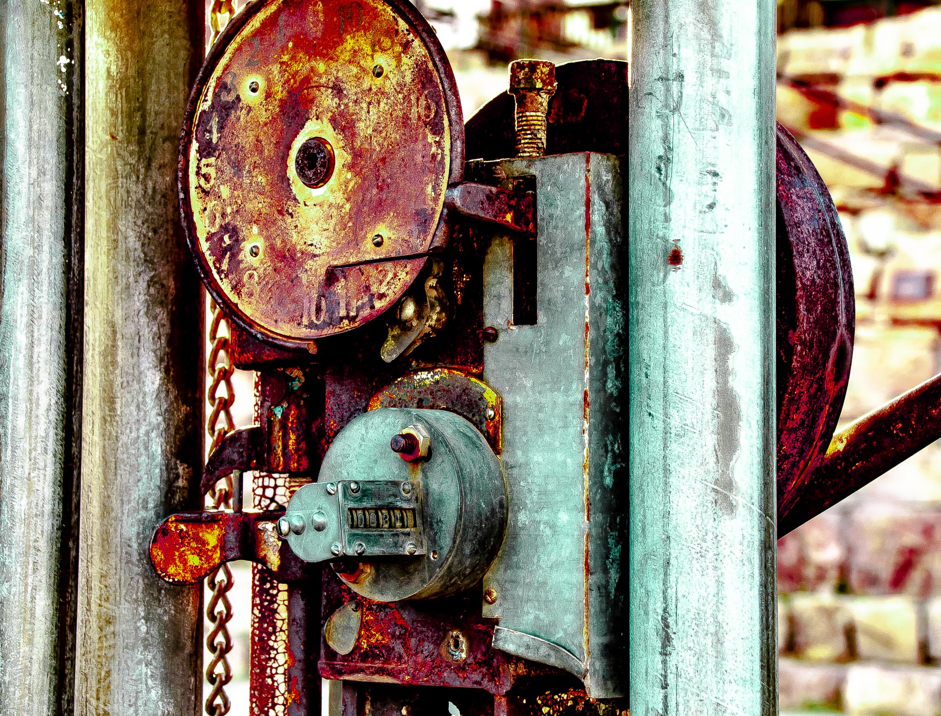 Rusty Vintage Machine