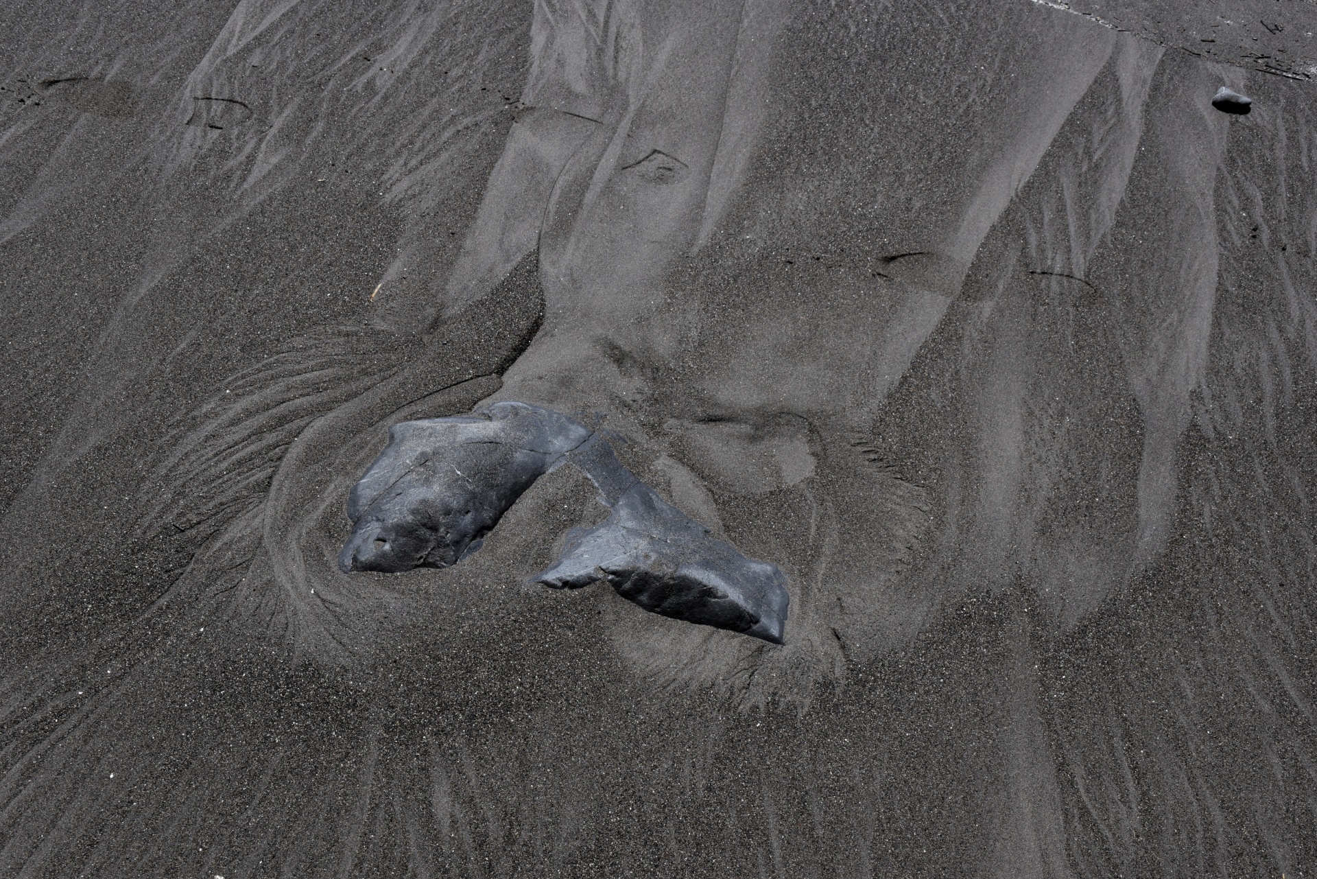 Zand en rotsen achtergrond