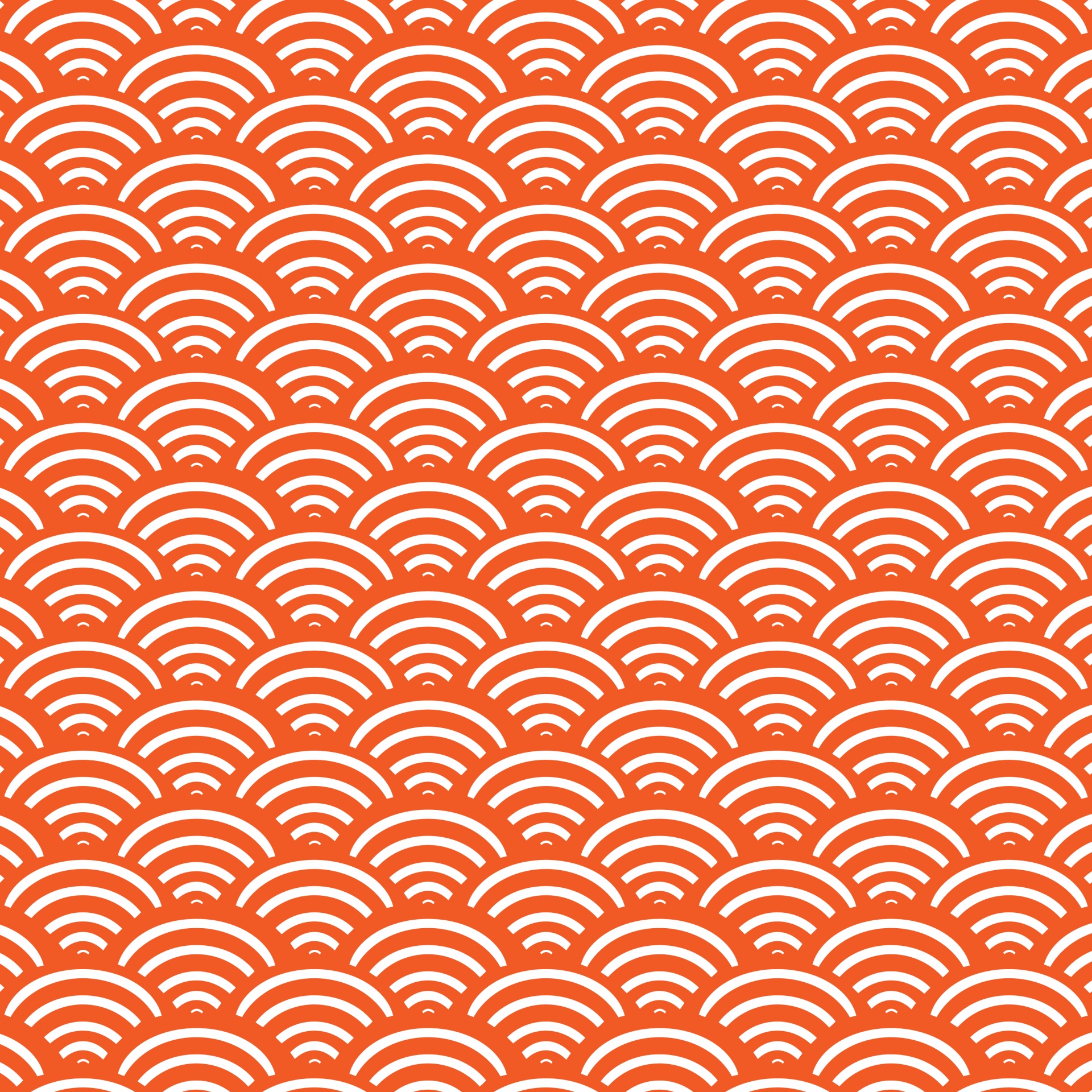 Scales, Scallops Background Orange
