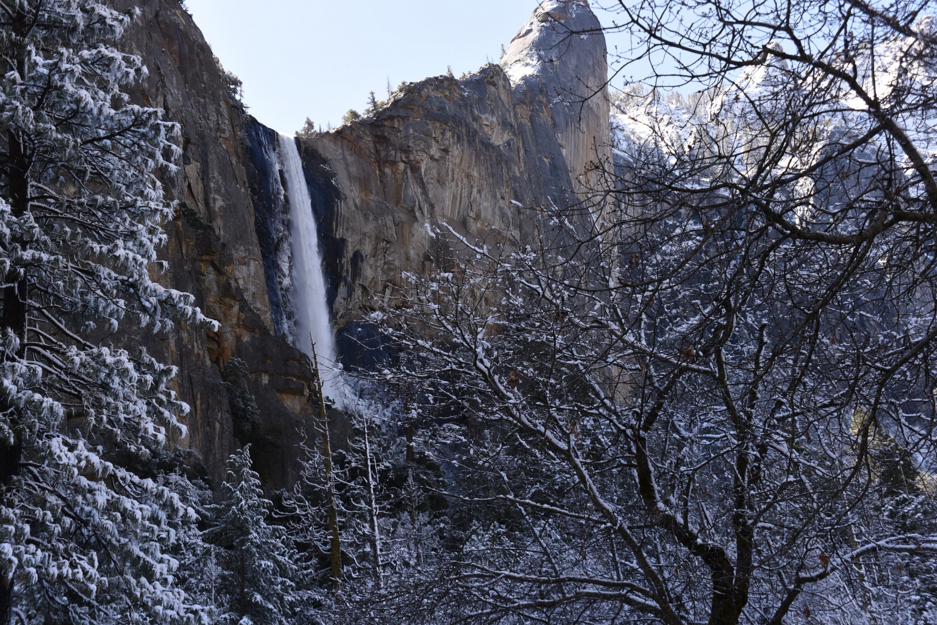 Sneeuw in Yosemite