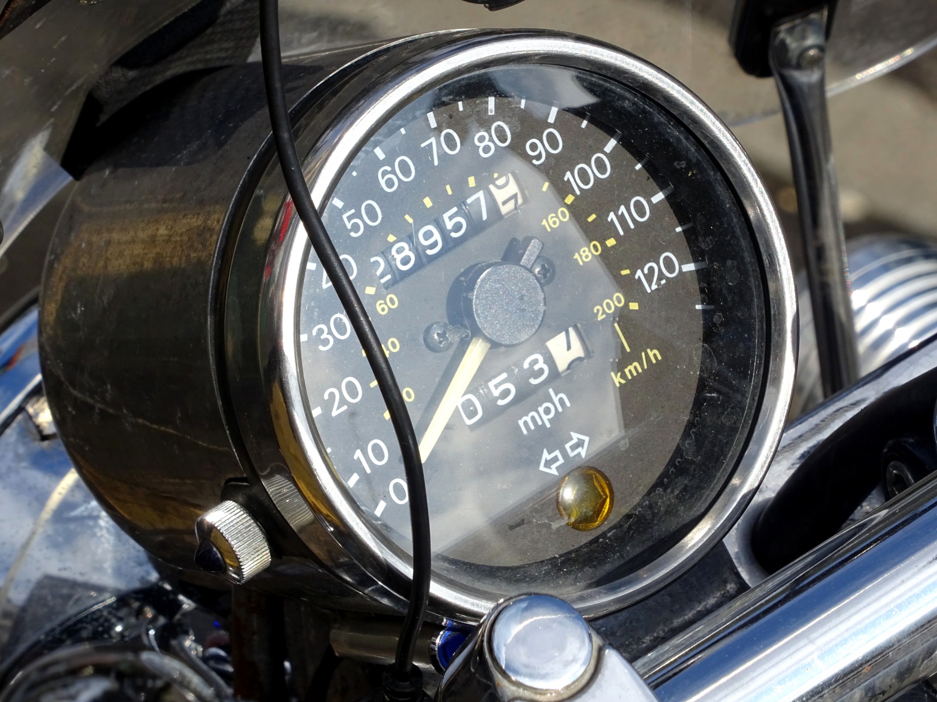 Suzuki 600 Motorcycle snelheidsmeter