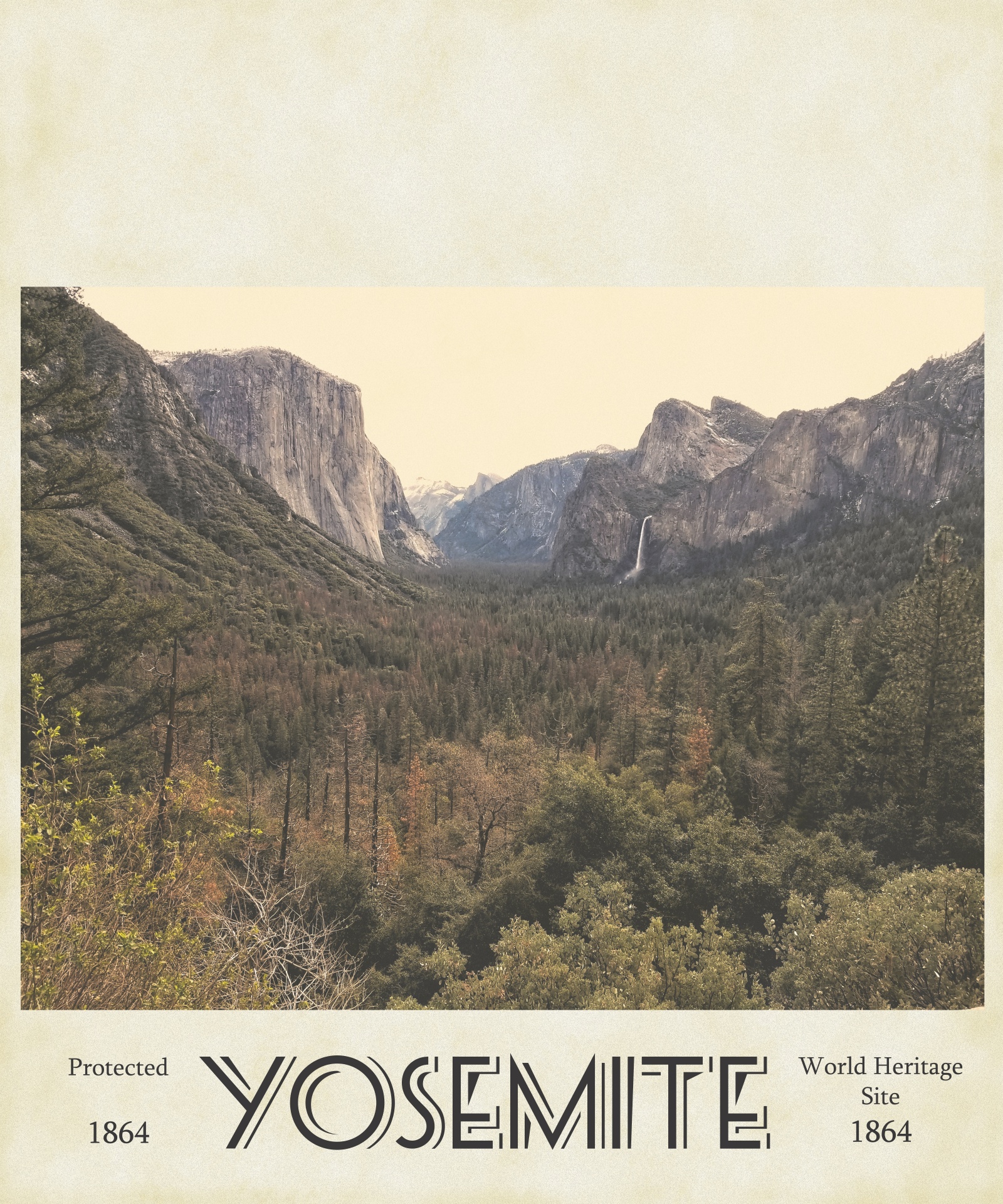 Yosemite datums poster