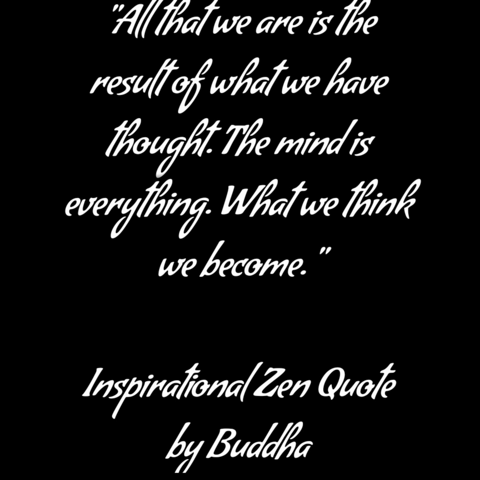 Zen Quota On Thought