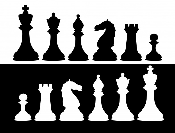 Rainha de xadrez  Vectores de Domínio Público