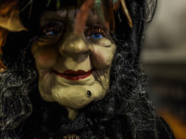 Cara de bruxa pintada Foto stock gratuita - Public Domain Pictures