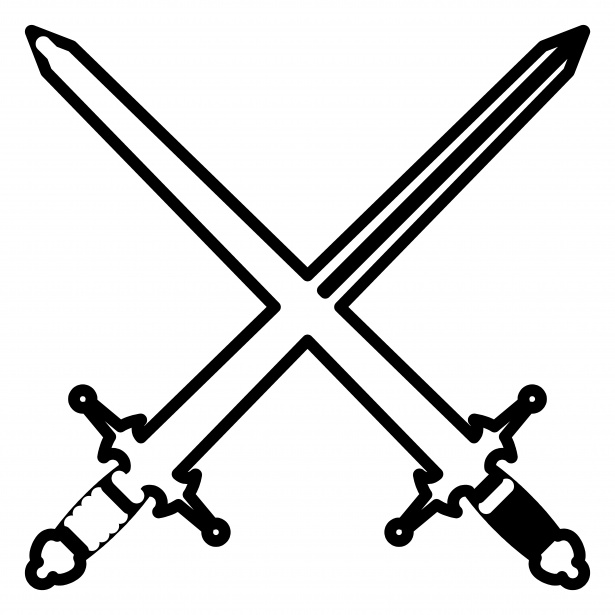 Cross Swords Clip Art at  - vector clip art online, royalty free &  public domain