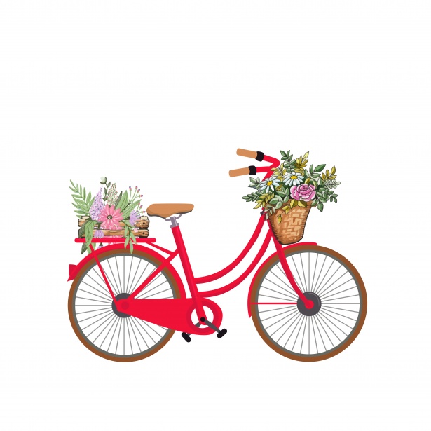 Vintage Bicycle Basket Flowers Free Stock Photo - Public ...