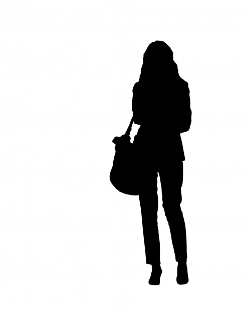 Woman Shopping Silhouette Clipart Free Stock Photo - Public Domain Pictures