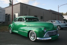 1950s Green Car