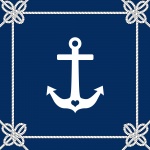 Anker-Seeseil-Hintergrund