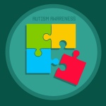 Autism ,awareness, puzzle, icon