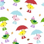 Parapluie oiseau Fond d'écran mignon