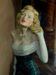 Blonde Female Antique Statuette