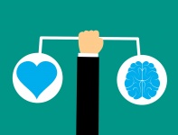 Hersenen, hart, hersenen pictogram