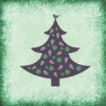 Papel de pergaminho de árvore de Natal