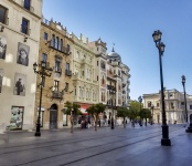City Street In Sevilla Spain