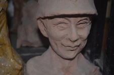 Clay Bust Head