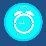 Klok, tijd, pictogram, alarm,, ontwerp