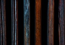 Colored Wood Poles Background