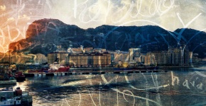 Gibraltar Postkarte Kunst