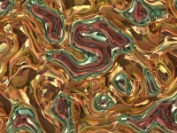 Golden Maze Abstract Background