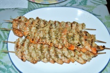Grilled Shrimp on Plate