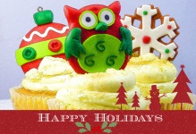 Happy Holiday Cupcakes