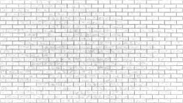 Harte Skizze Brick Wall