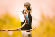 Kolibřík fotograf