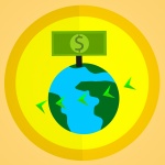 Pénz, pénzátutalás, világ, Föld