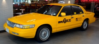 Taxi amarillo de la ciudad de Nueva York