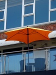 Parasol On Hotel Balcony