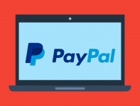 PayPal, logotipo, marca, pago, pago