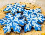 Piatto di biscotti di zucchero di Natale