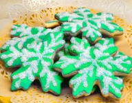 Plate of Christmas Sugar Cookies