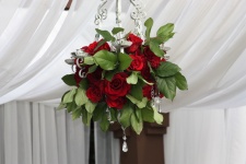 Red Roses Wedding Decoration